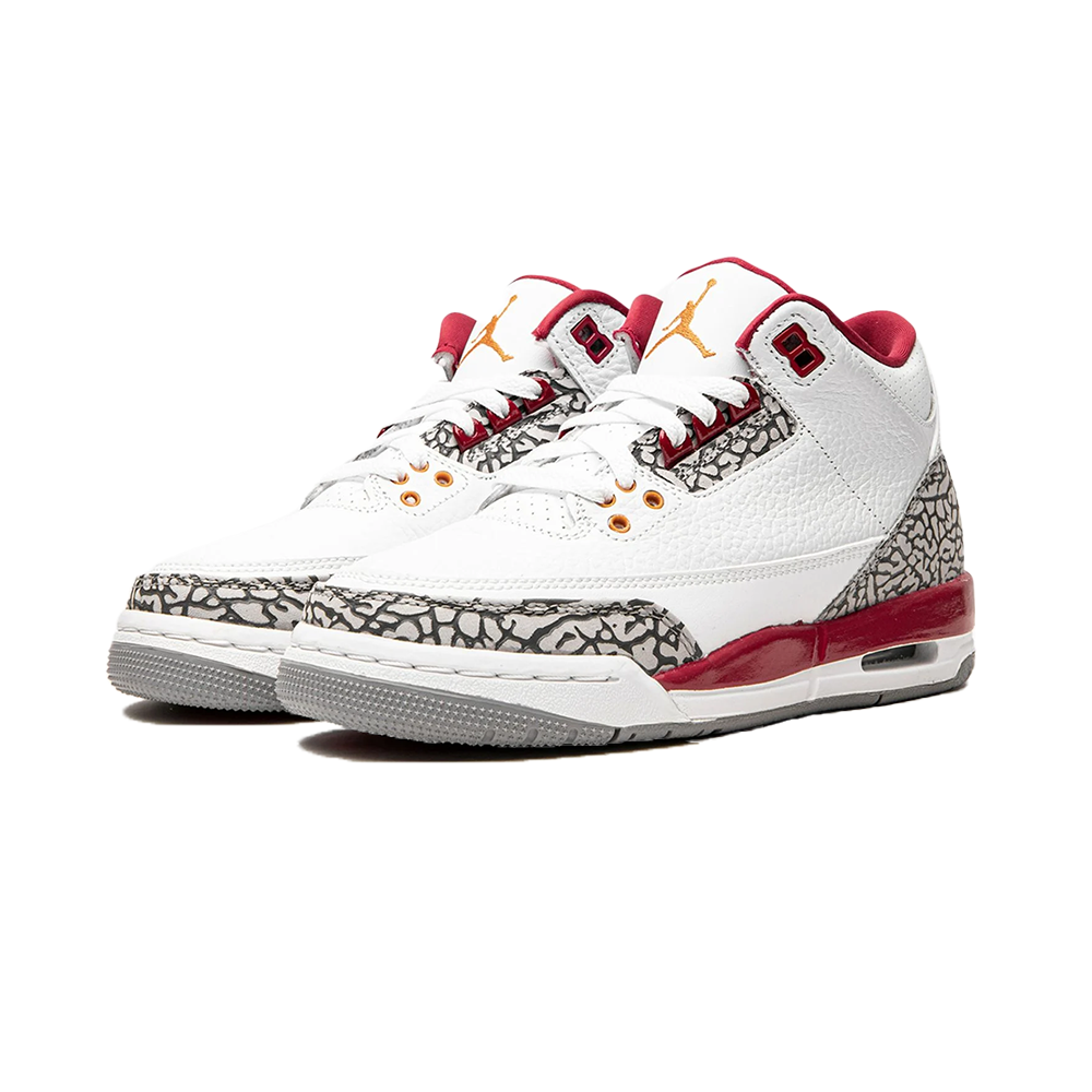 Air Jordan 3 Retro GS - 'Cardinal Red'