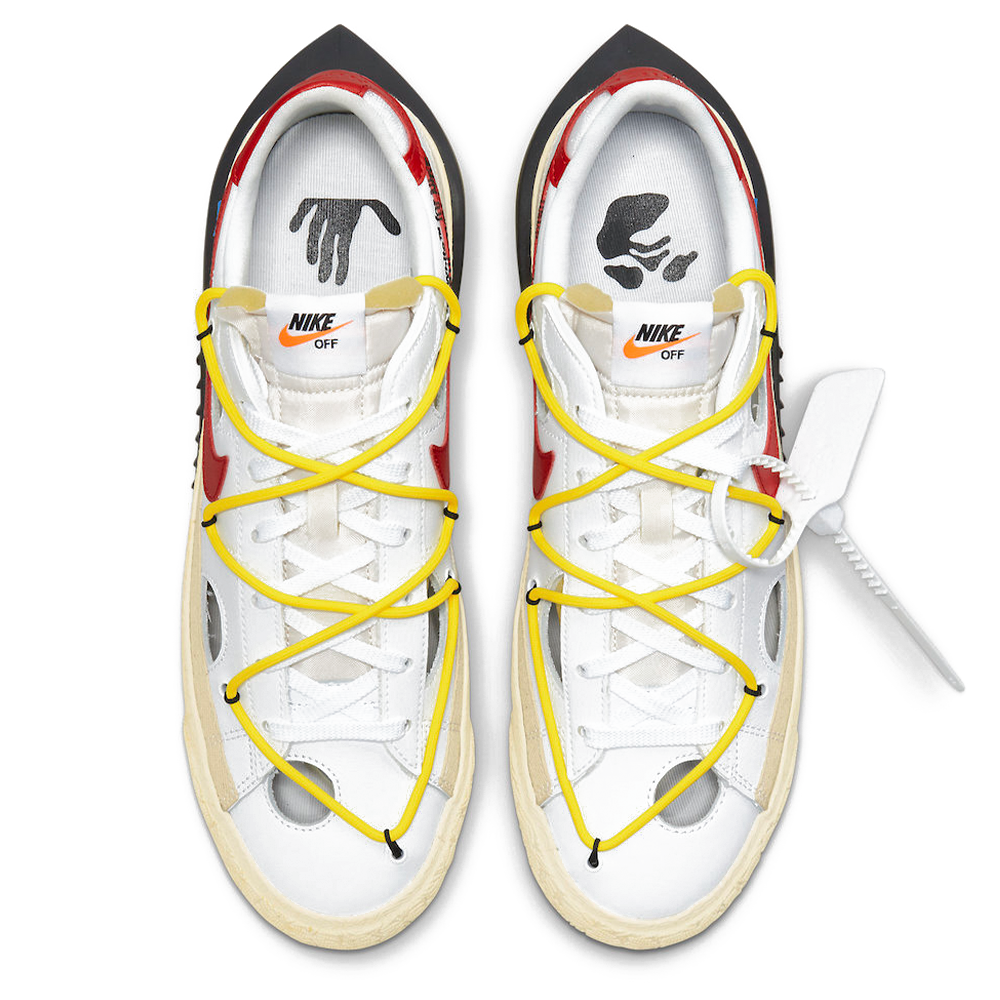 Nike Blazer Low x Off-White – 'White University Red'