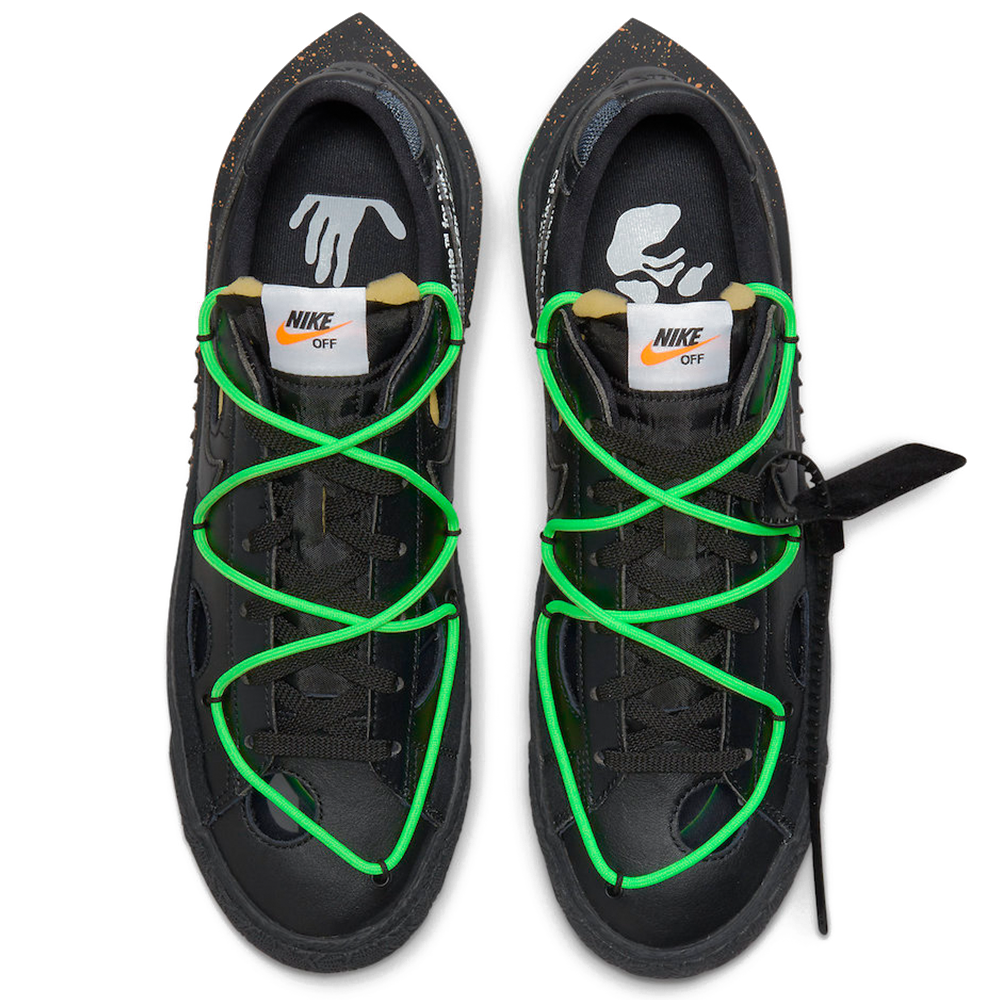 Nike Blazer Low x Off-White – 'Black/Electro Green'