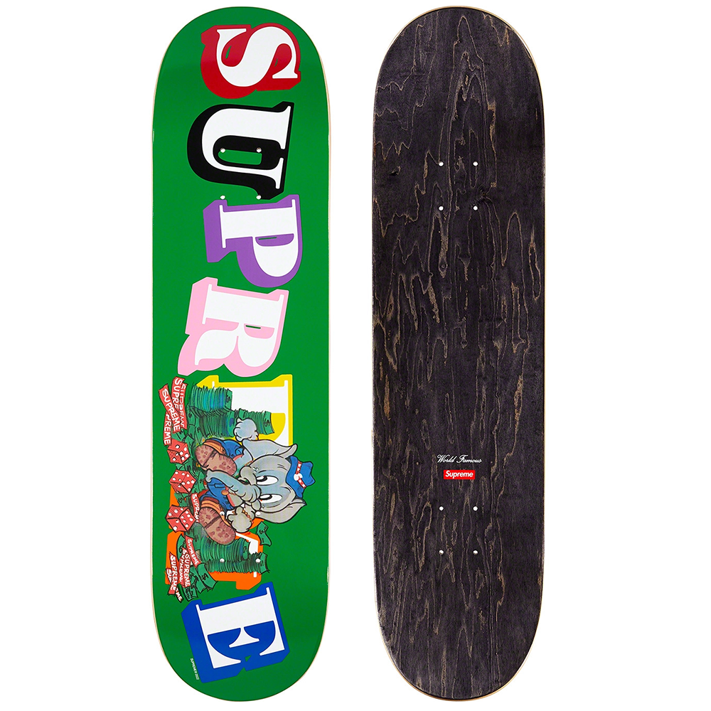 Supreme Elephant Skateboard Deck Green