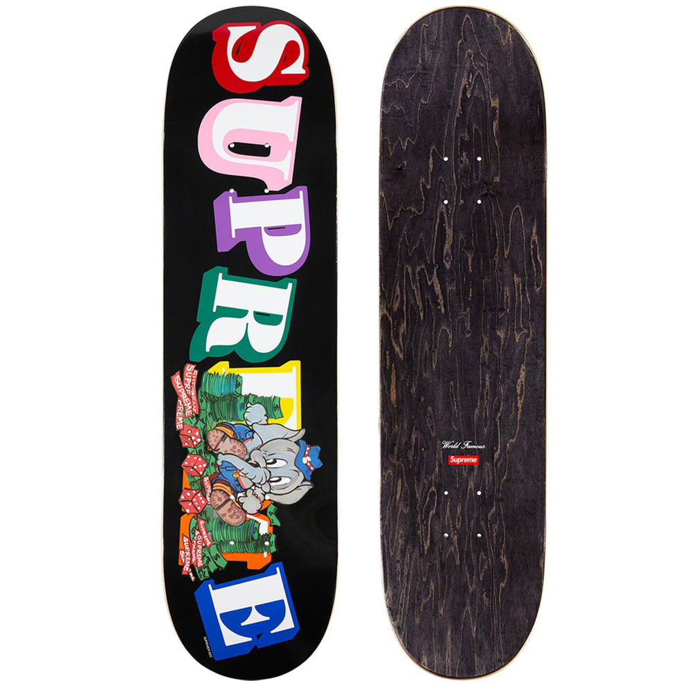 Supreme Elephant Skateboard Deck Black