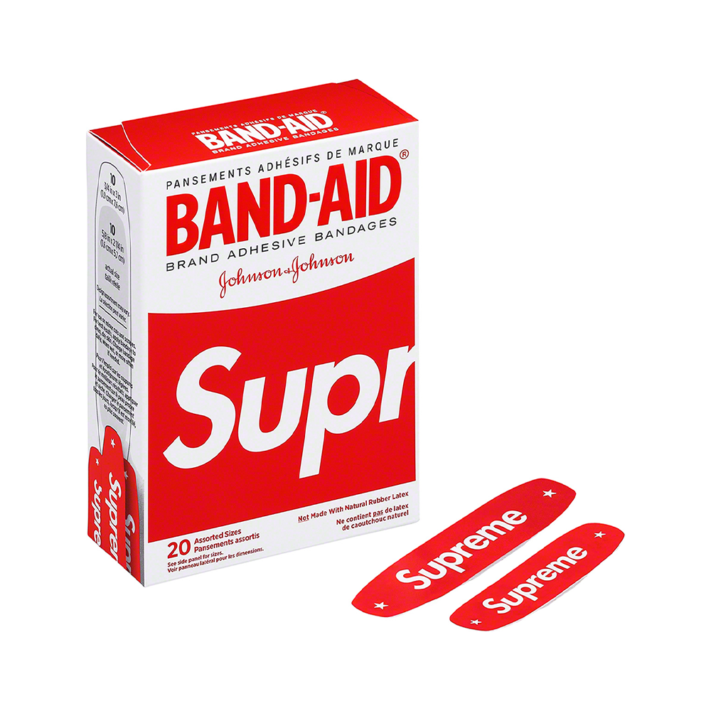Supreme x Band Aid Adhesive Bandages (Box of 20)