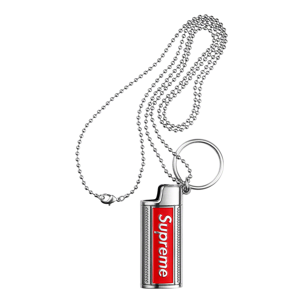 Supreme Metal Lighter Holster Silver