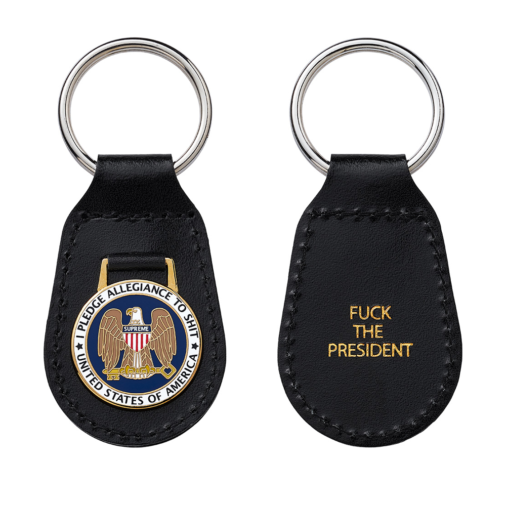 Supreme Pledge Allegiance Keychain