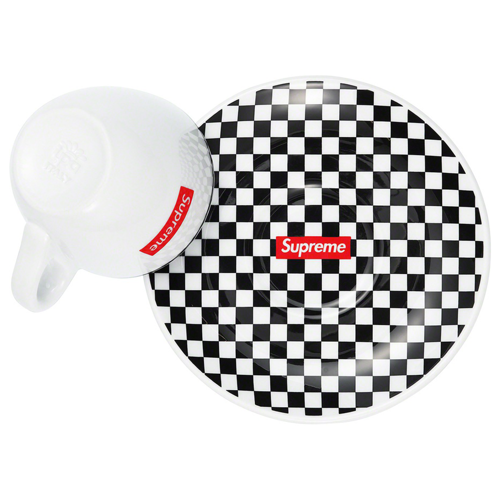 Supreme IPA Porcellane Aosta Espresso Set (Set of 2) Black