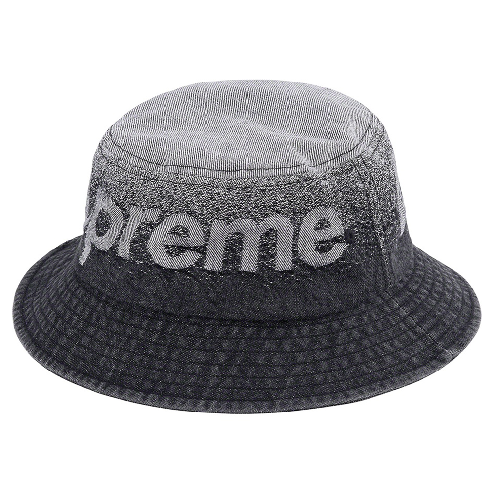 Supreme Fade Jacquard Denim Crusher Black
