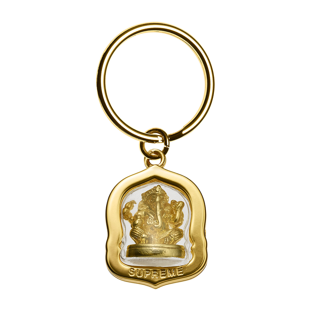 Supreme Ganesh Keychain Gold