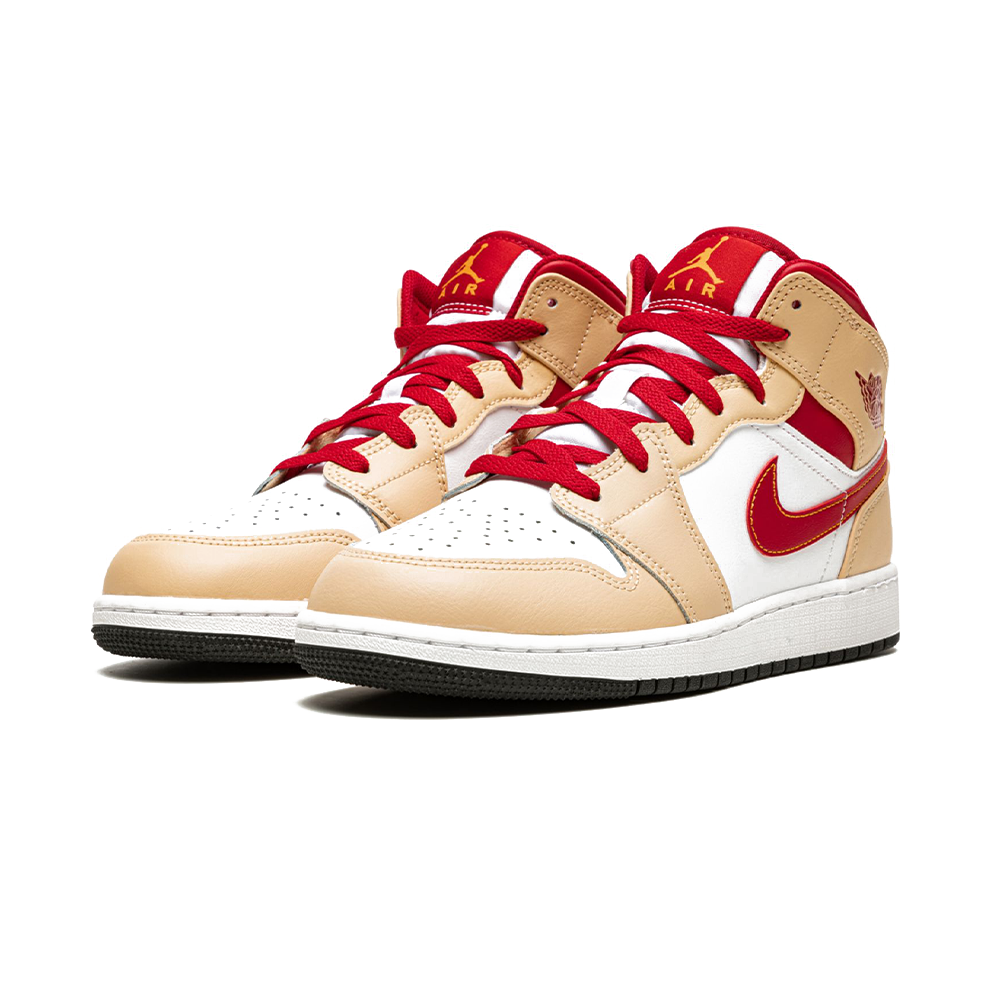 Air Jordan 1 Mid GS - 'Onyx Curry'