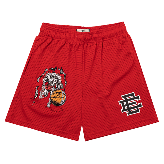 EE Eric Emanuel x Warren Lotas Basic Short Red