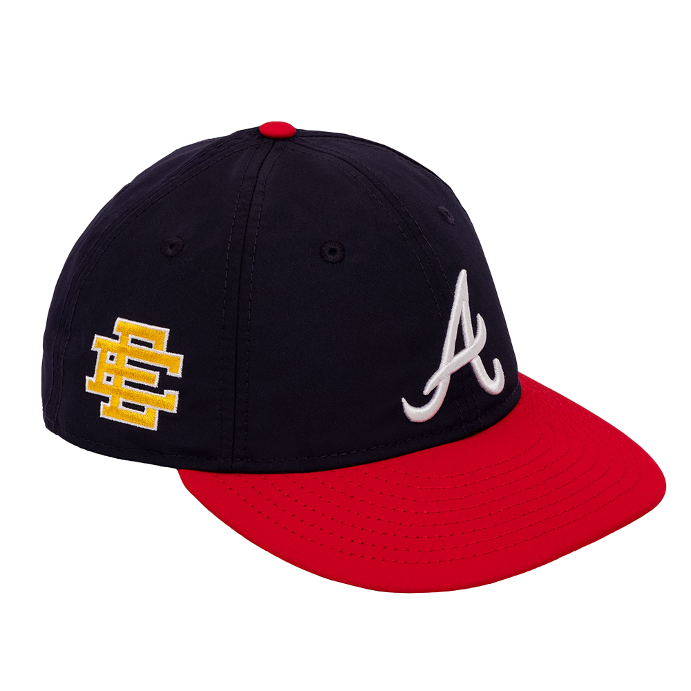 EE Eric Emanuel Retro Crown Braves Hat Navy