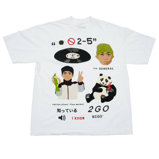 Cactus Plant Flea Market - 'I Know Nigo' Tee-Shirt White
