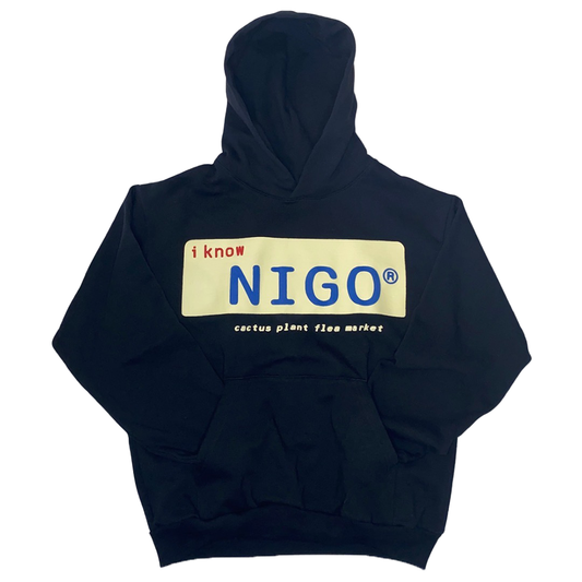 Cactus Plant Flea Market - 'I Know Nigo' Hoodie Black