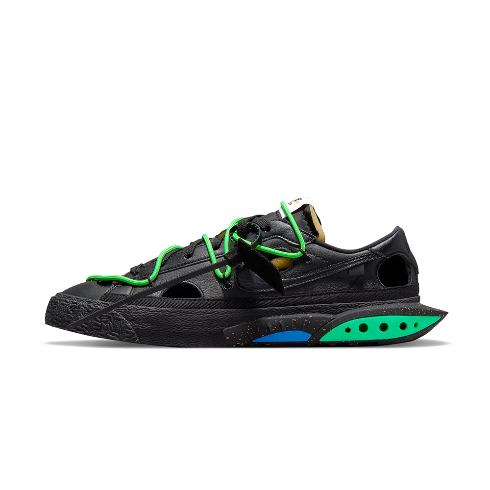Nike Blazer Low x Off-White – 'Black/Electro Green'
