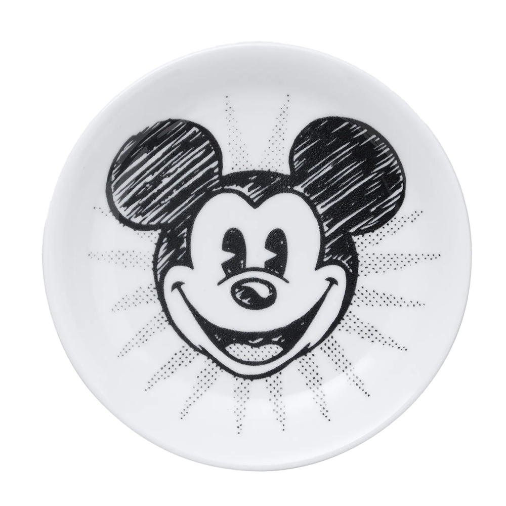Joshua Vides x Uniqlo Monochrome Mickey Face Small Plate