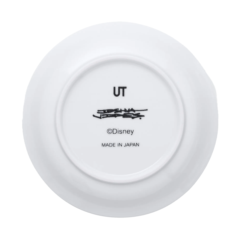 Joshua Vides x Uniqlo Monochrome Mickey Face Small Plate