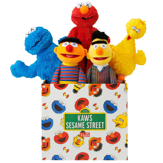 Kaws x Sesame Street x Uniqlo Plush Toy Complete Box Set