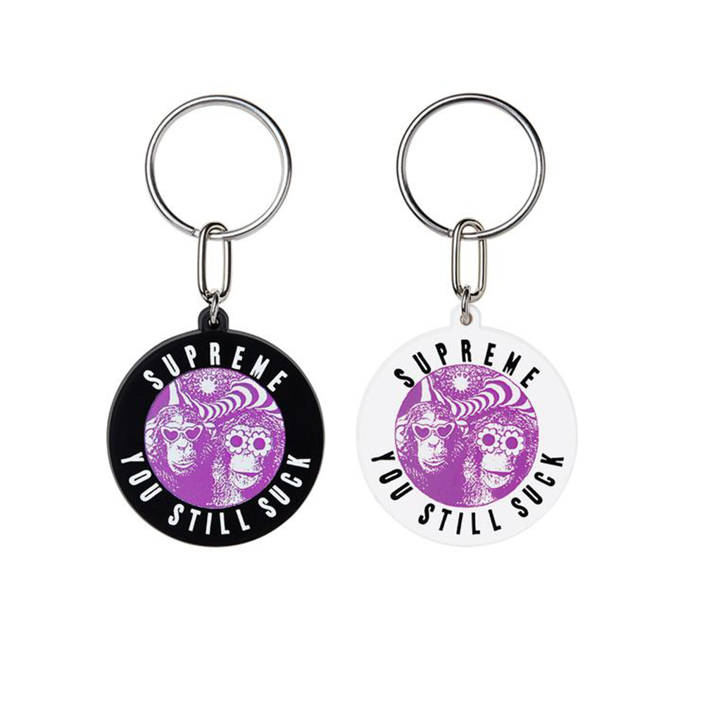 Supreme You Still Suck Keychain Black