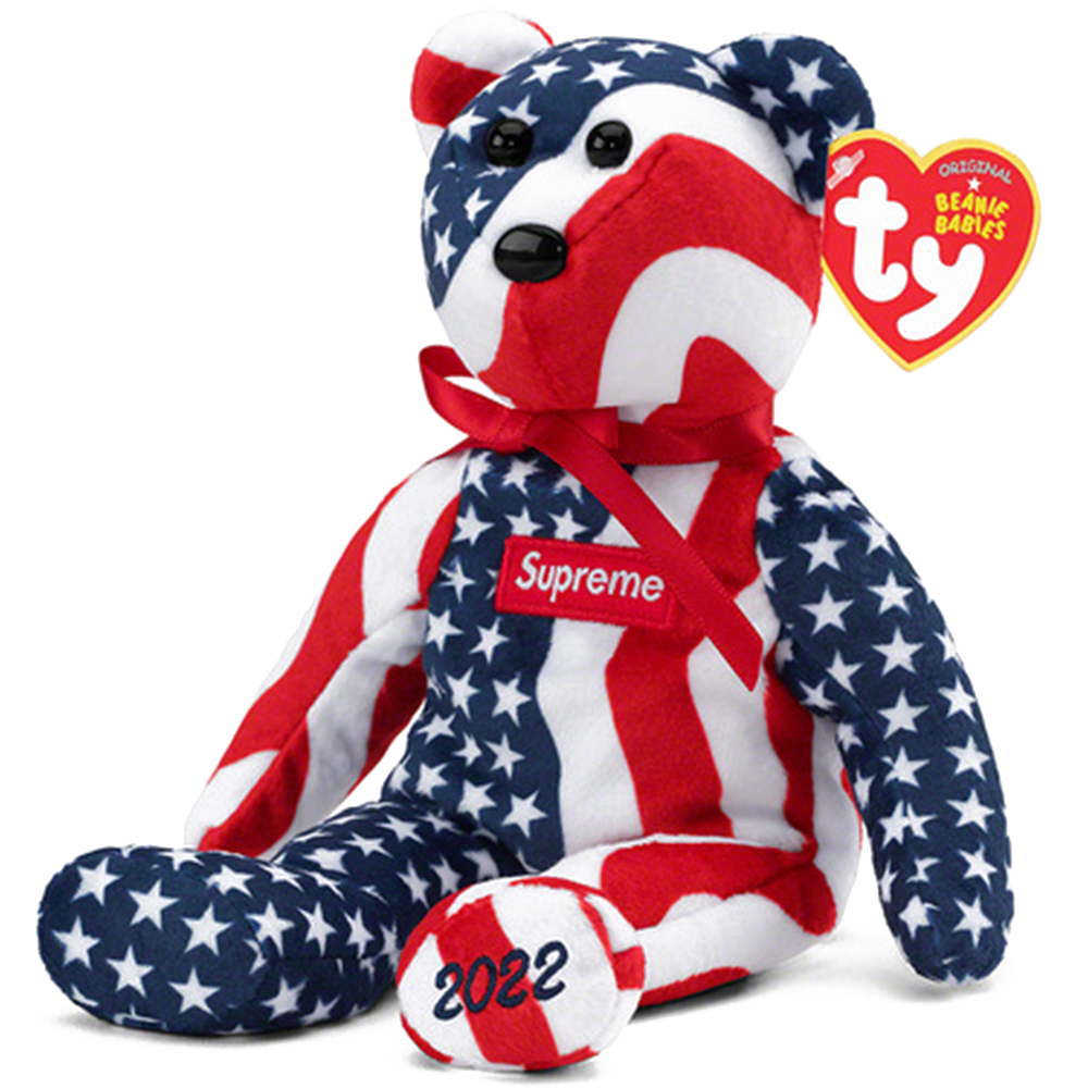 Supreme american flag box sales logo