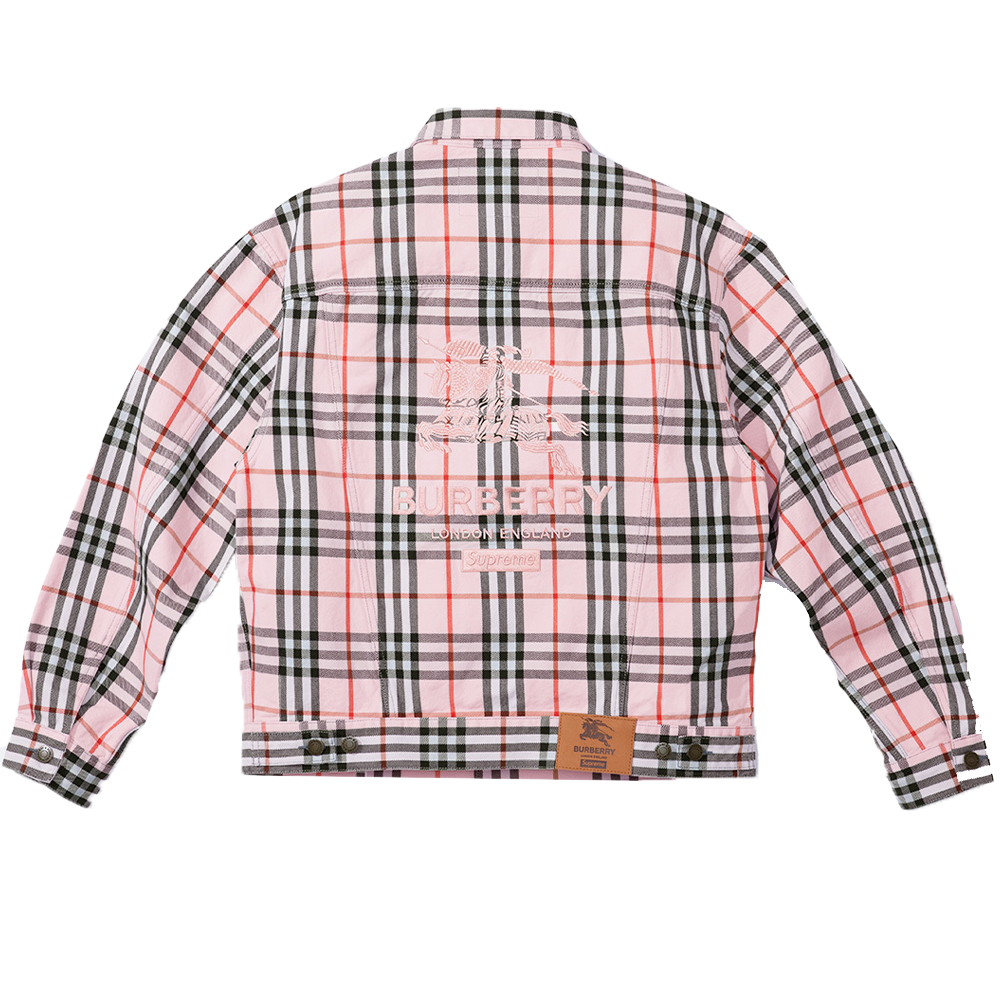 Supreme burberry flannel sales