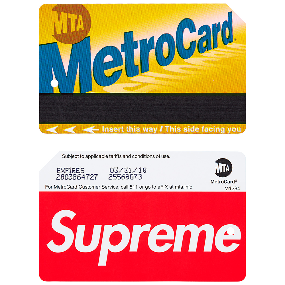 Supreme MTA Metrocard (Unsealed)