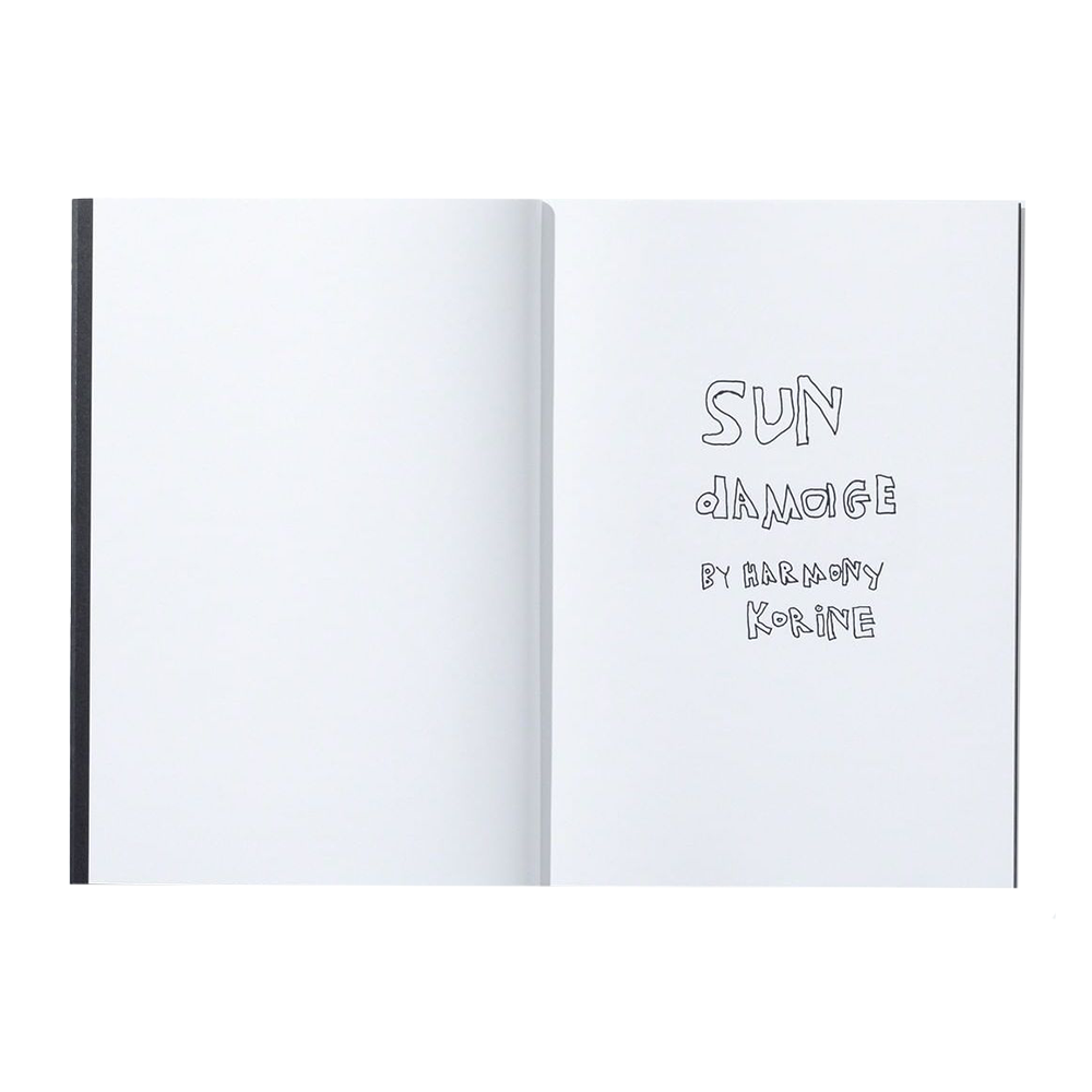 Supreme Sun Damage by Harmony Korine Book