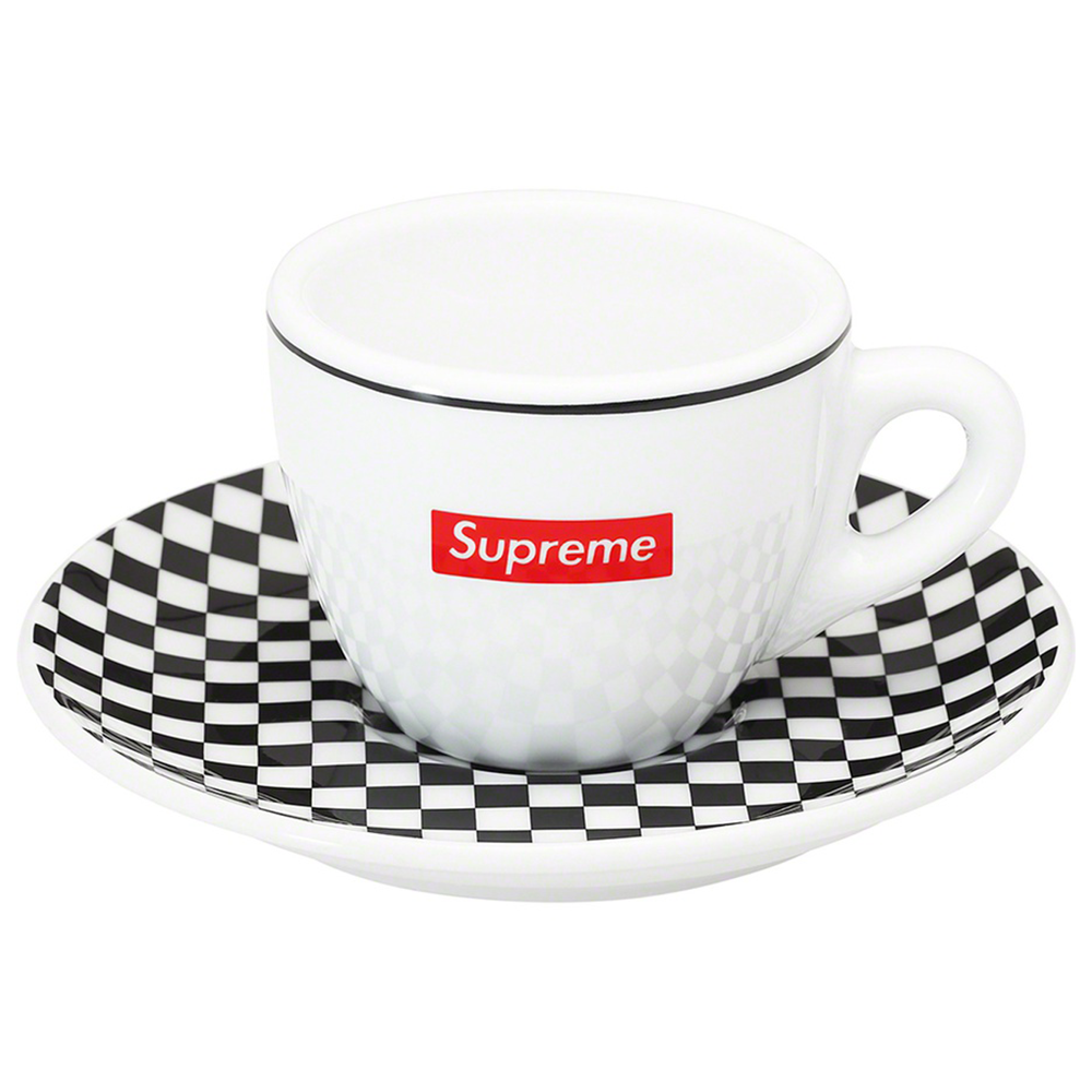 Supreme IPA Porcellane Aosta Espresso Set (Set of 2) Black