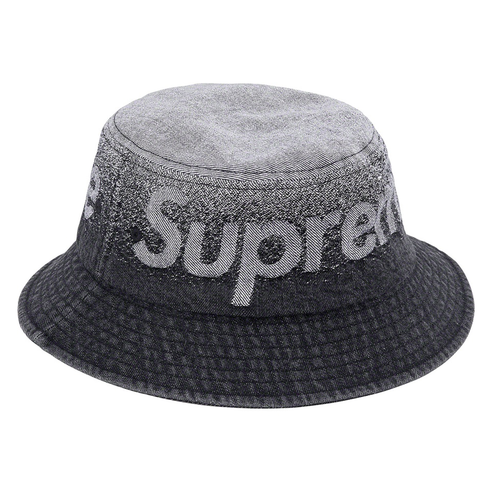 Supreme Fade Jacquard Denim Crusher Black