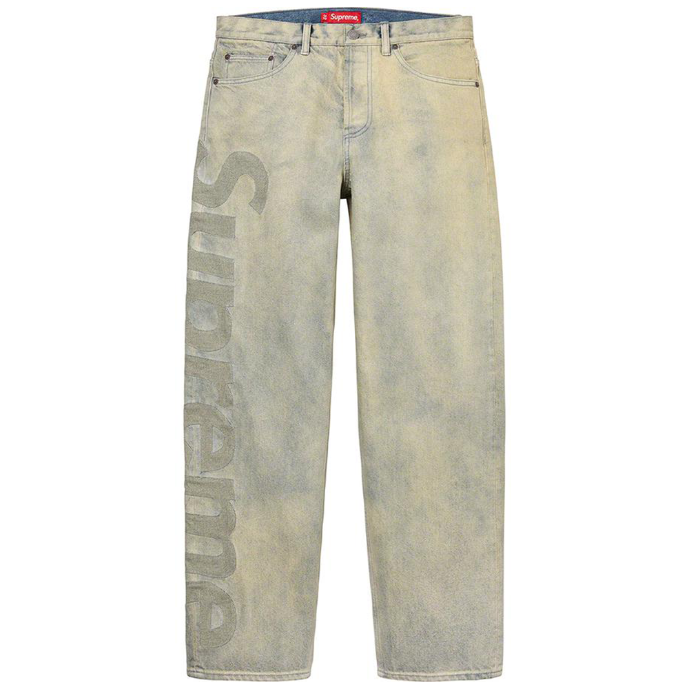デニム/ジーンズ Supreme Inset Logo Jean Dirty Supreme Inset Logo Jean Dirty – chananofficial