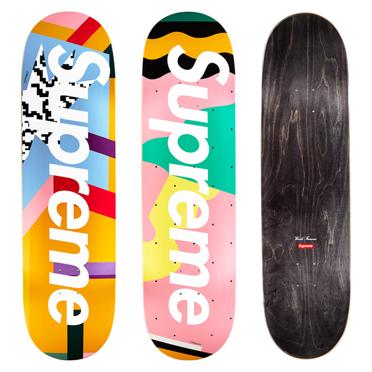 Supreme Mendini Skateboard Deck Blue/Pink (Set of 2)