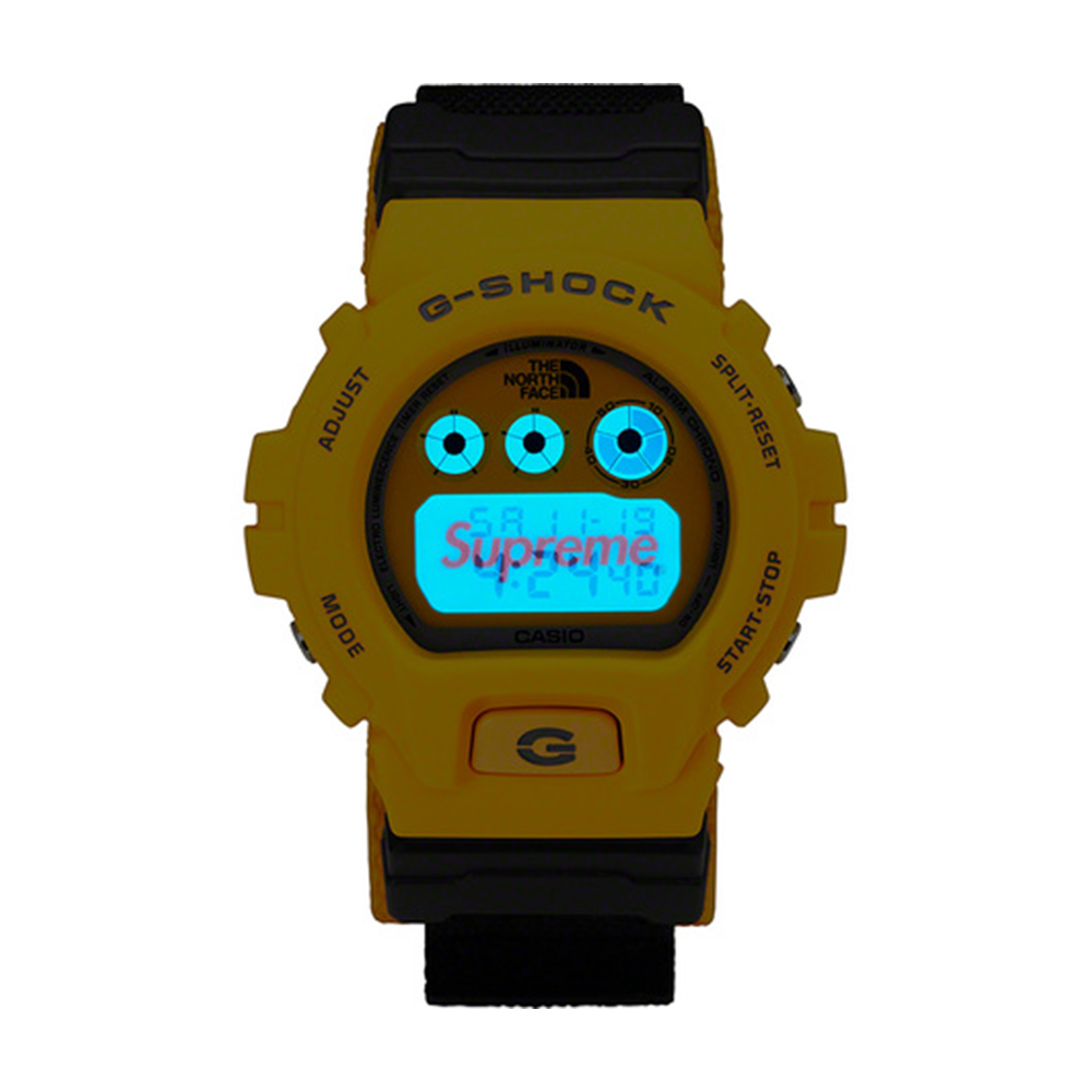 Supreme The North Face G-SHOCK Watch Yellow – chananofficial